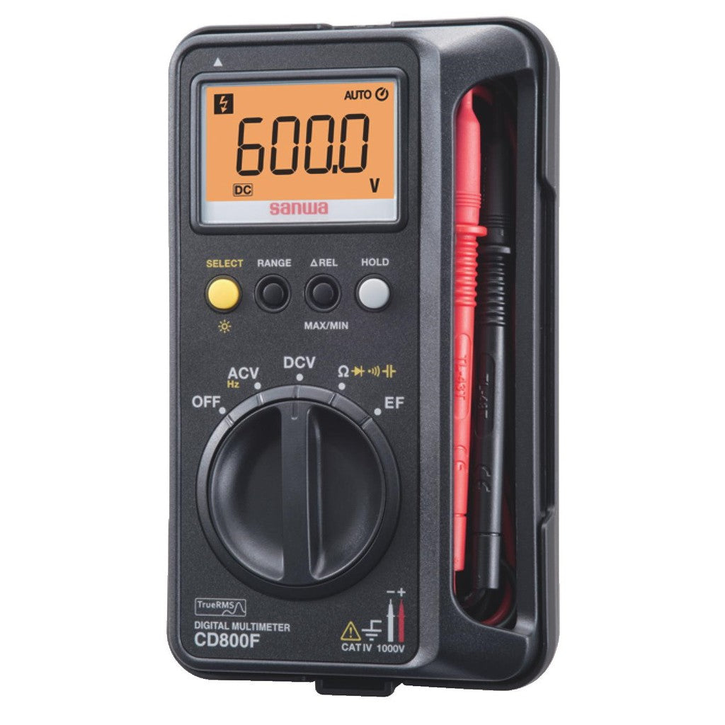 Sanwa CD800F True RMS Cat. IV 1000V AC/DC Digital Multimeter with EF (Electric Field) detection