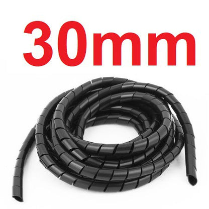 Spiral Wrapping Band 10 meters Spiral Cable Wrap Wire Organizer Tube Flame Retardant Casing Sleeves