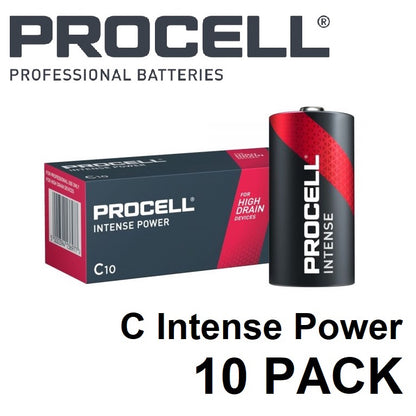 Procell Size C (10pcs) Intense Power Alkaline Battery Industrial Battery MX1400 10  pieces  per  box