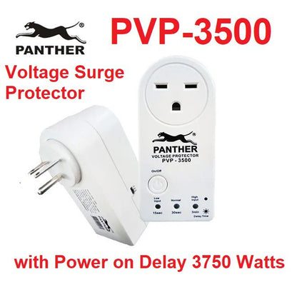 Panther PVP-3500 Voltage Surge Protector 3750W with Power on Delay PVP3500 PVP 3500