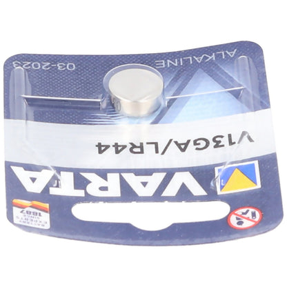 Varta V13GA LR44 (1pc) 1.5v Alkaline Button Cell Battery in Blister Pack Varta V 13GA LR 44 4276