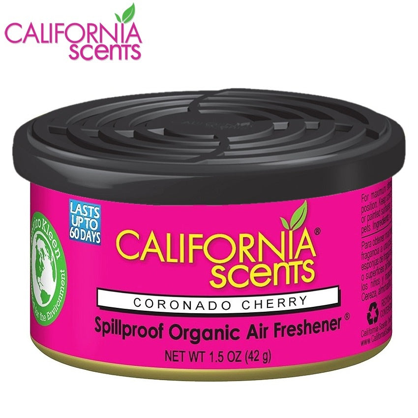 California Scents Organic Canister Air Freshener Car Fragrance Scent Spill Proof Can Air Purifier