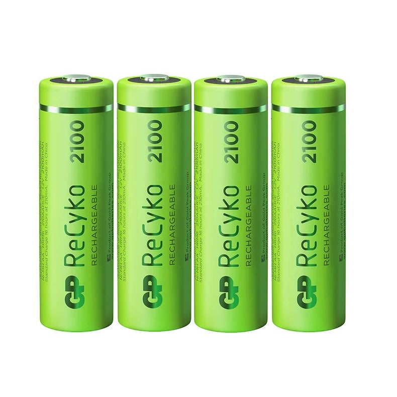 GP AA Size AA (4 pcs) 2100mAh ReCyko Rechargeable Battery HR6 Rechargeable Batteries