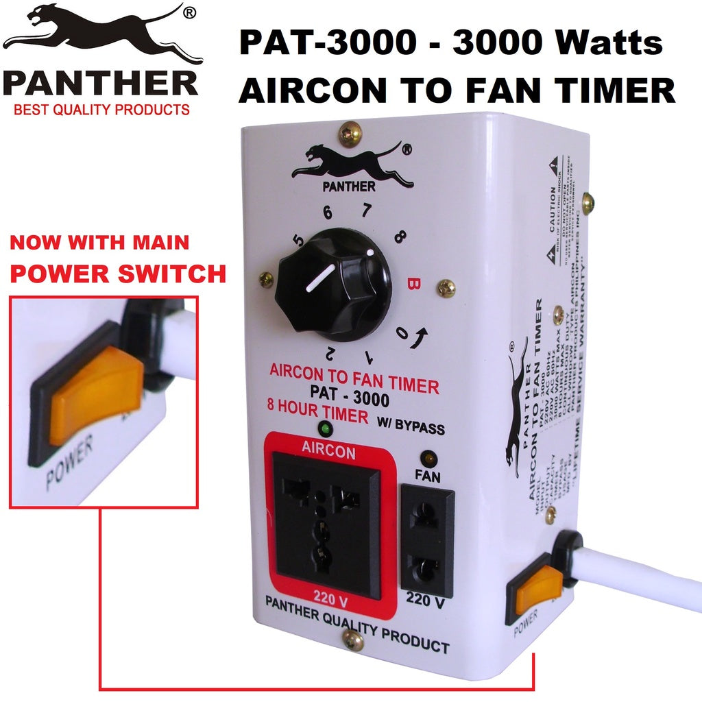 Panther Aircon to Fan Timer Energy Saver PAT-3000 PAT3000 PAT 3000