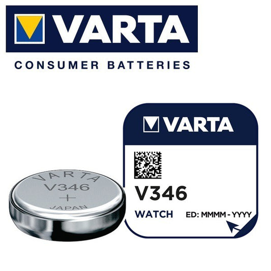 Varta V346 SR712 (1pc) 1.55v Silver Oxide Button Cell Battery Varta V 346 SR712SW