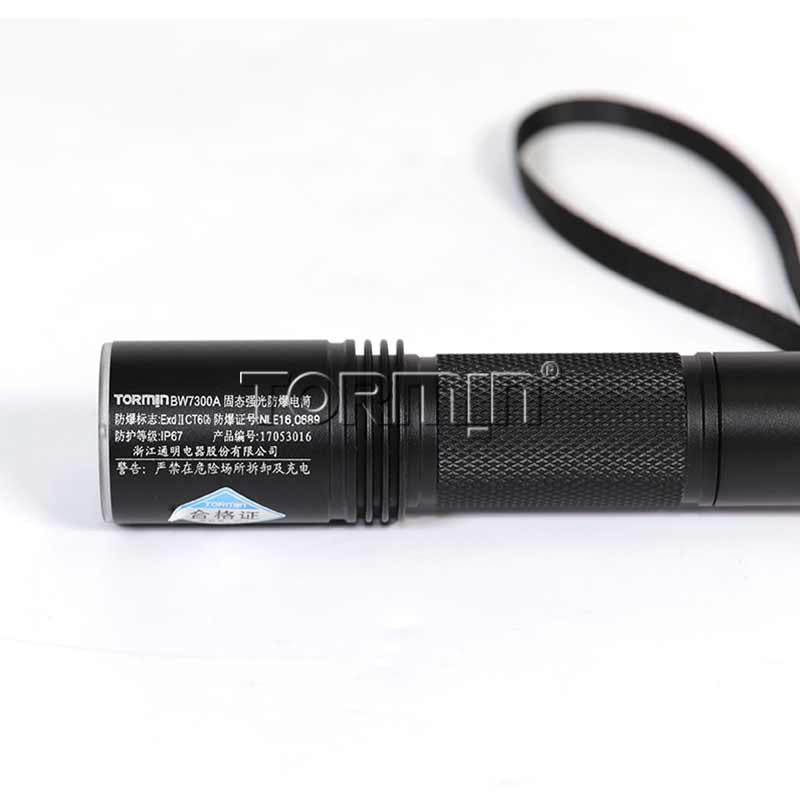 Tormin LED Explosion proof Flashlight Weather proof Rechargeable Flash Light BW7300 LED Torch Light