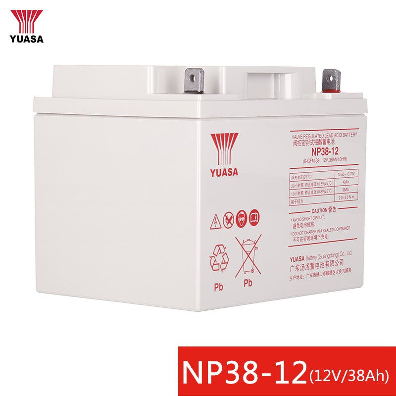 Yuasa 12V 38Ah SLA VRLA Rechargeable Battery NP38-12 Valve Regulated Sealed Lead-Acid Battery