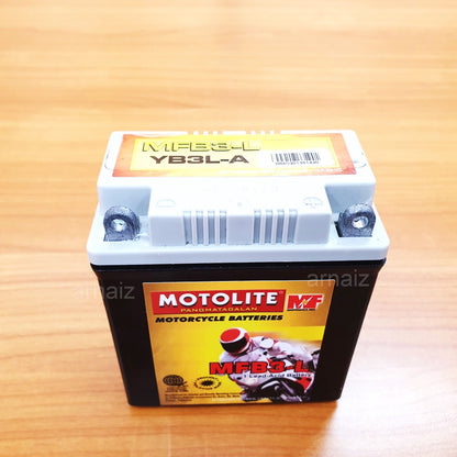 Motolite MFB3-L Maintenance Free Motorcycle Battery YB3L-A 3L