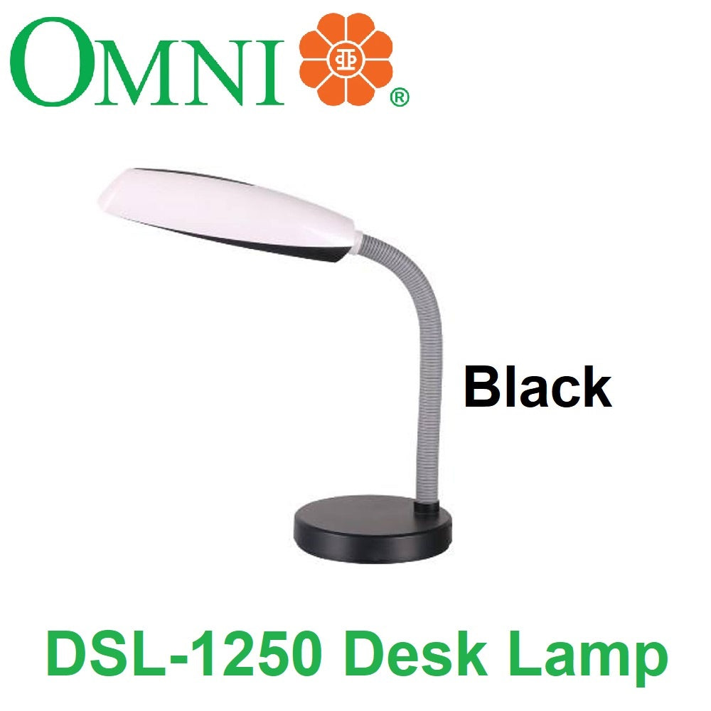Omni DSL-1250 Desk Lamp E27 Study Table Lamp DSL1250 Adjustable Bendable Lamp holder  For Indoor Use