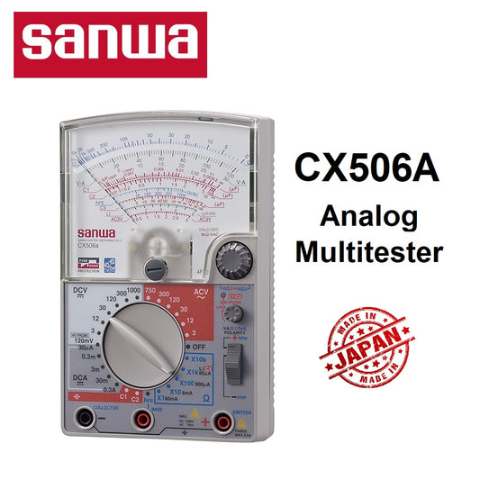 Sanwa CX506A Analog Multi-Tester Multi-Meter Made in JAPAN Analogue Multitester Multimeter