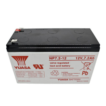 Yuasa UPS Battery 12V 7Ah 20hr NP7-12 12 Volts 7 Ampere Rechargeable Valve Regulated Lead Acid VRLA