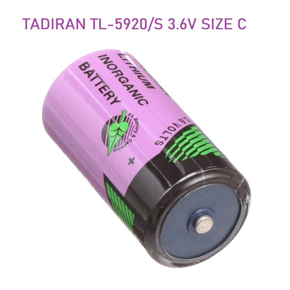 Tadiran TL-5920 Battery size C Lithium Battery 3.6V - non Rechargeable Tadiran TL-5920/S Batteries