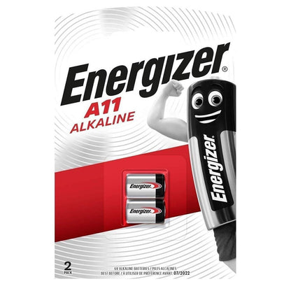 Energizer A11 11A L1016 (2pcs) 6V Alkaline Battery BL2