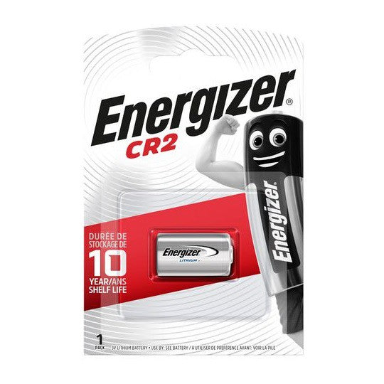 Energizer CR2 3V Lithium Battery CR-2 Cylindrical Photo Lithium Power 3 volts