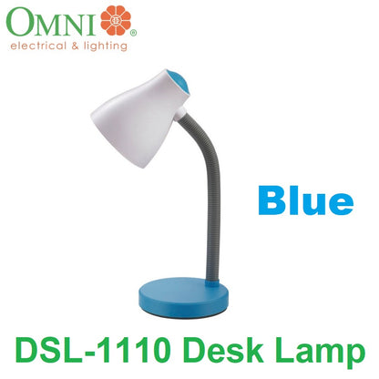 Omni DSL-1110 Desk Lamp E27 Study Table Lamp DSL1110 Adjustable Bendable Lamp holder  For Indoor Use