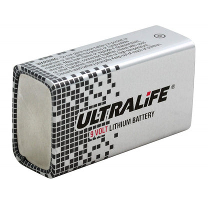 Ultralife 9V Lithium Battery 9 Volts Batteries for Defibtech Lifeline AUTO AED Smoke Alarm Battery