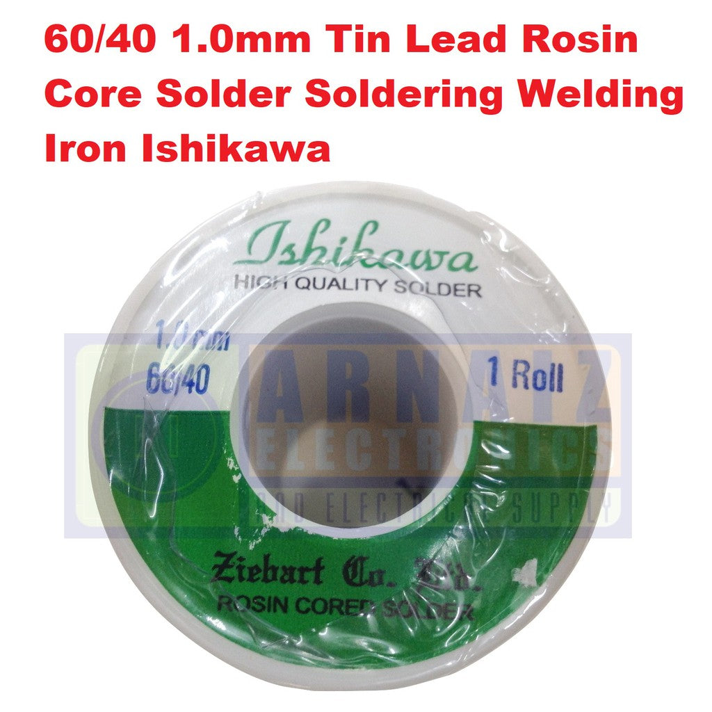 Ishikawa Soldering Lead 1.0mm QUICK MELT 60/40 Tin Lead Rosin Core Solder Soldering Ichikawa Welding