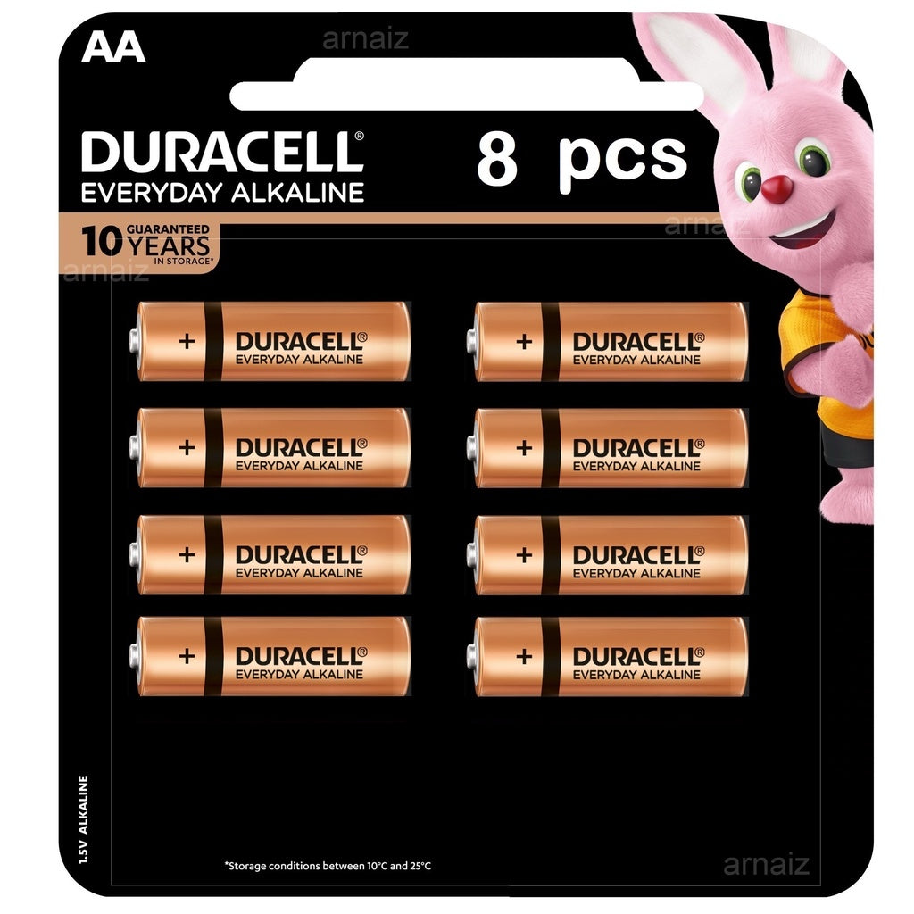 Duracell AA Battery (2-10 pcs) Everyday Alkaline Batteries Duracell AA Batteries Double A Battery