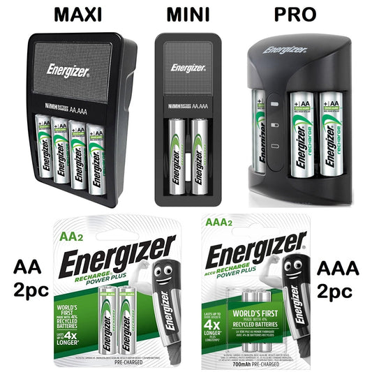 Energizer Rechargeable Battery Charger AA AAA Recharge Chargeable Energizer Batteries Chargers