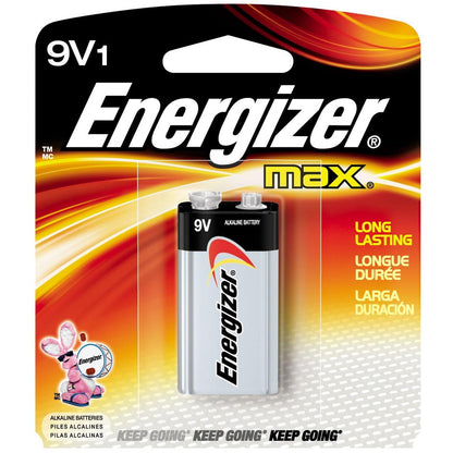 Energizer 9V Battery (1 pc) Energizer Max 9V Alkaline Batteries 522BP1 Original Sealed Blister Pack