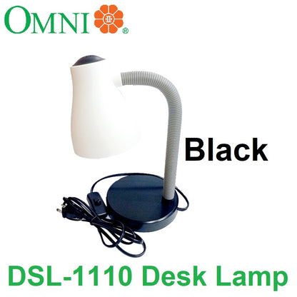 Omni DSL-1110 Desk Lamp E27 Study Table Lamp DSL1110 Adjustable Bendable Lamp holder  For Indoor Use