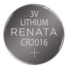 Renata CR2016 (1 pc) ECR2016 2016 Lithium Coin Cell Button Battery 3V 3 volts