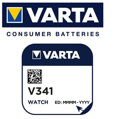 Varta V341 (1pc) 1.55v Silver Oxide Button Cell Battery Varta V 341 SR714SW