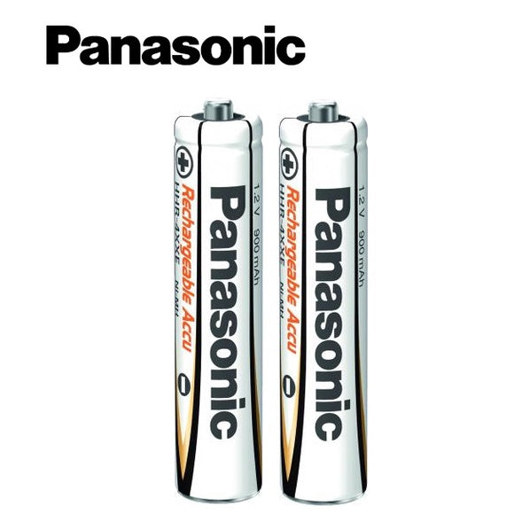 Panasonic AAA Rechargeable Accu (2pcs) Battery Rechargeable AAA Batteries 900mAh HHR4XXE 2BP