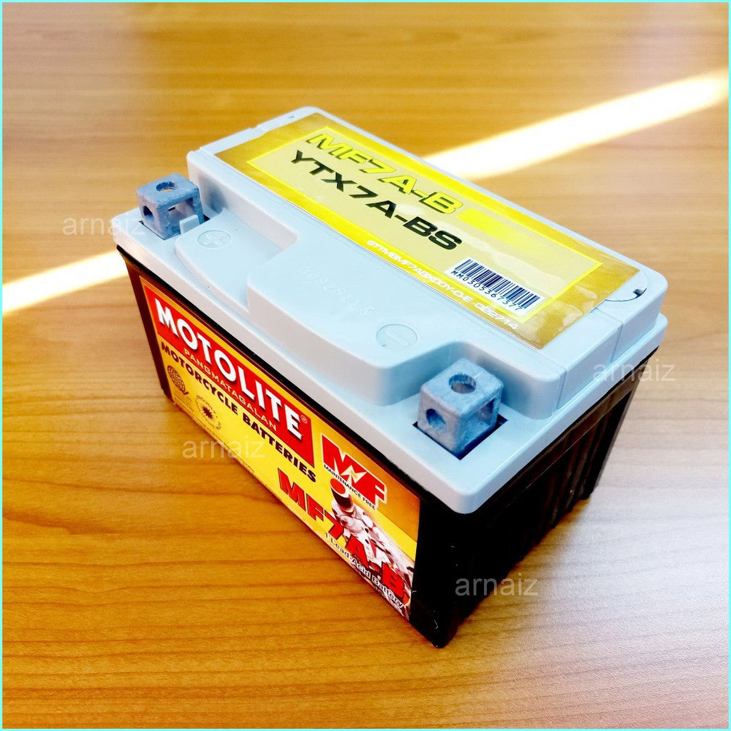 Motolite MF7A-B Maintenance Free Motorcycle Battery YTX7A-BS MF7A MF7 YTX7A BS Battery