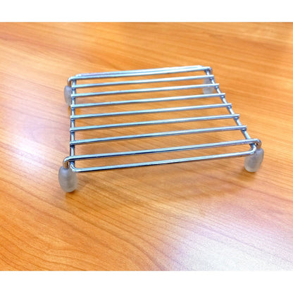 Hot Pot Stand Heat Trivet For Kitchen Table Dining Table Chrome Plated Square Shape 170 x 170 x 30mm