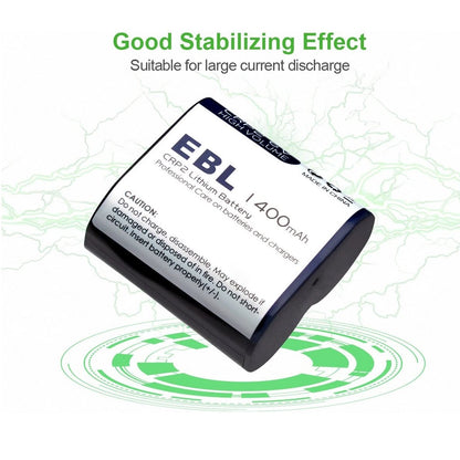 EBL CRP2 CR-P2 Photo Battery LN-CRP2 Lithium 6V 1400mAh SINGLE USE CR P2 Lithium Batteries 6 Volts