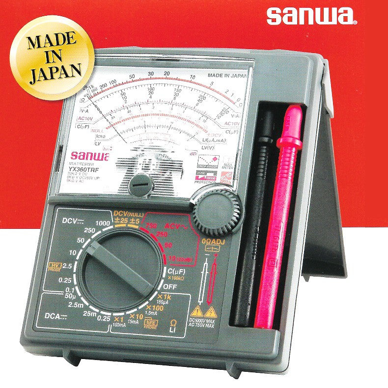 Sanwa YX360TRF Analog Multi-Tester Multi-Meter Made in JAPAN Analogue Multitester Multimeter