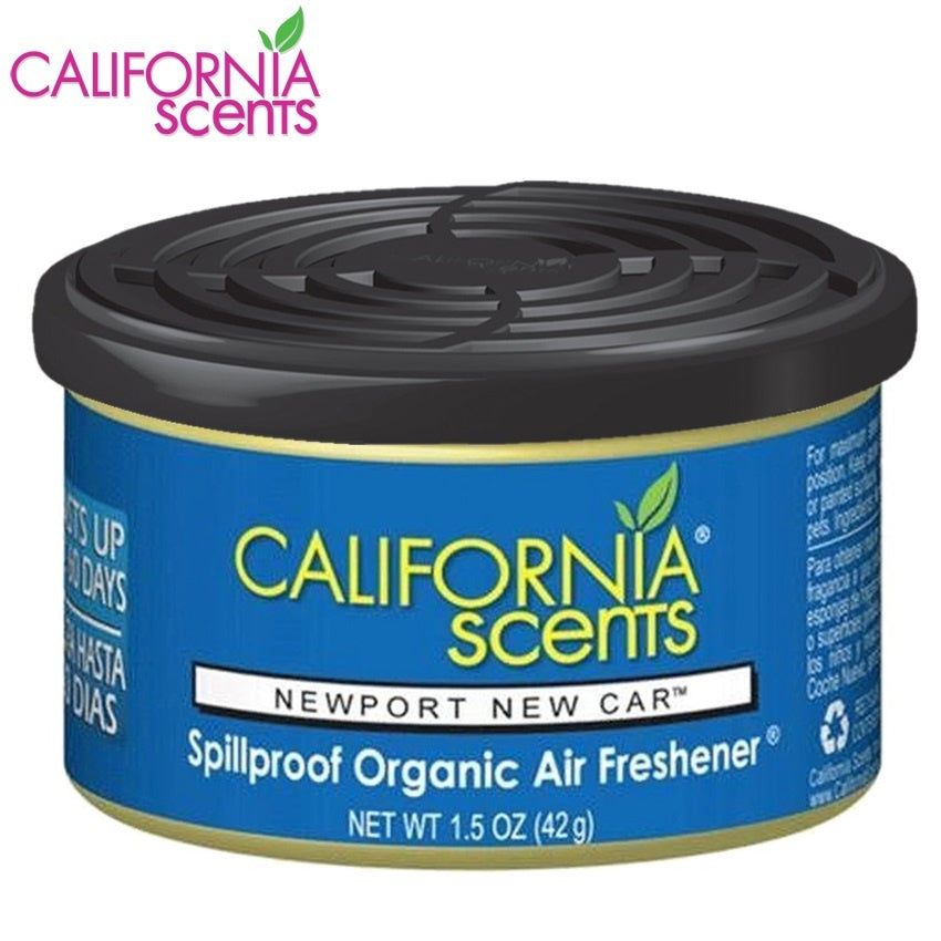 California Scents Organic Canister Air Freshener Car Fragrance Scent Spill Proof Can Air Purifier