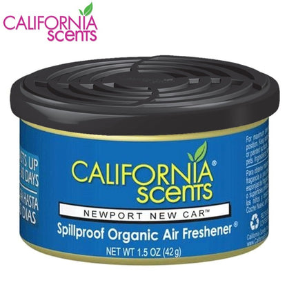 California Scents Organic Canister Air Freshener Car Fragrance Scent Spill Proof Can Air Purifier