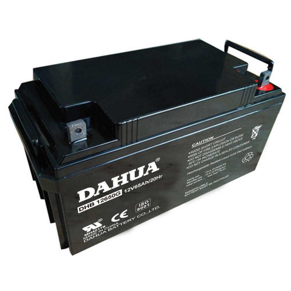 Dahua 12v 65Ah SLA Rechargeable Battery DHB12650 Valve Regulated Sealed Lead-Acid Battery