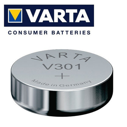 Varta V301 SR43 (1pc) 1.55v Silver Oxide Button Cell Battery Varta V 301 SR43