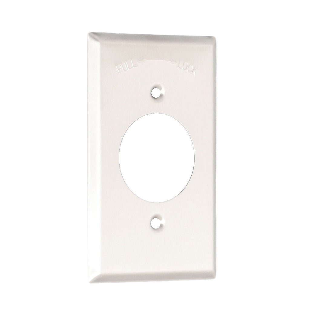 American Denki 161S Wall Plate Stainless 1 Gang 1 Receptacle