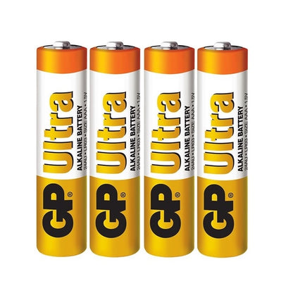 GP Ultra AAA Alkaline (4pcs) Battery LR03 24AU