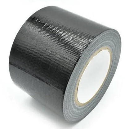 Prima Cloth Duct Tape - Black Mesh Duck Tape 3" 3inches x 65 feet or 72 mm x 20 meters High Quality