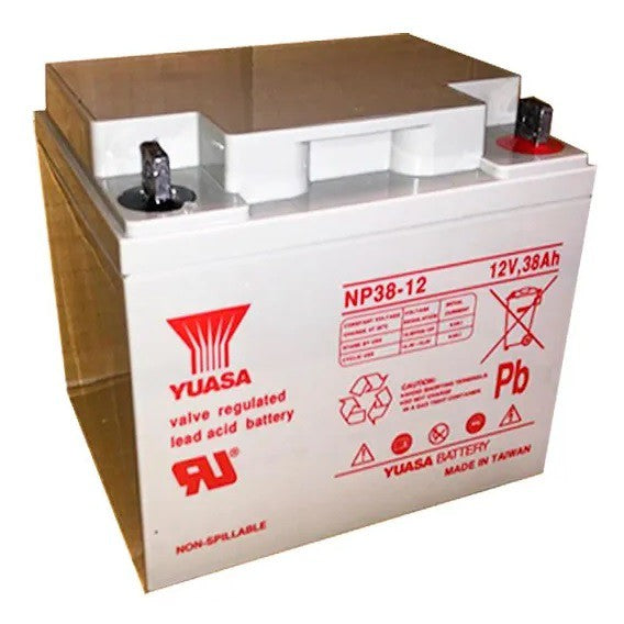 Yuasa 12V 38Ah SLA VRLA Rechargeable Battery NP38-12 Valve Regulated Sealed Lead-Acid Battery