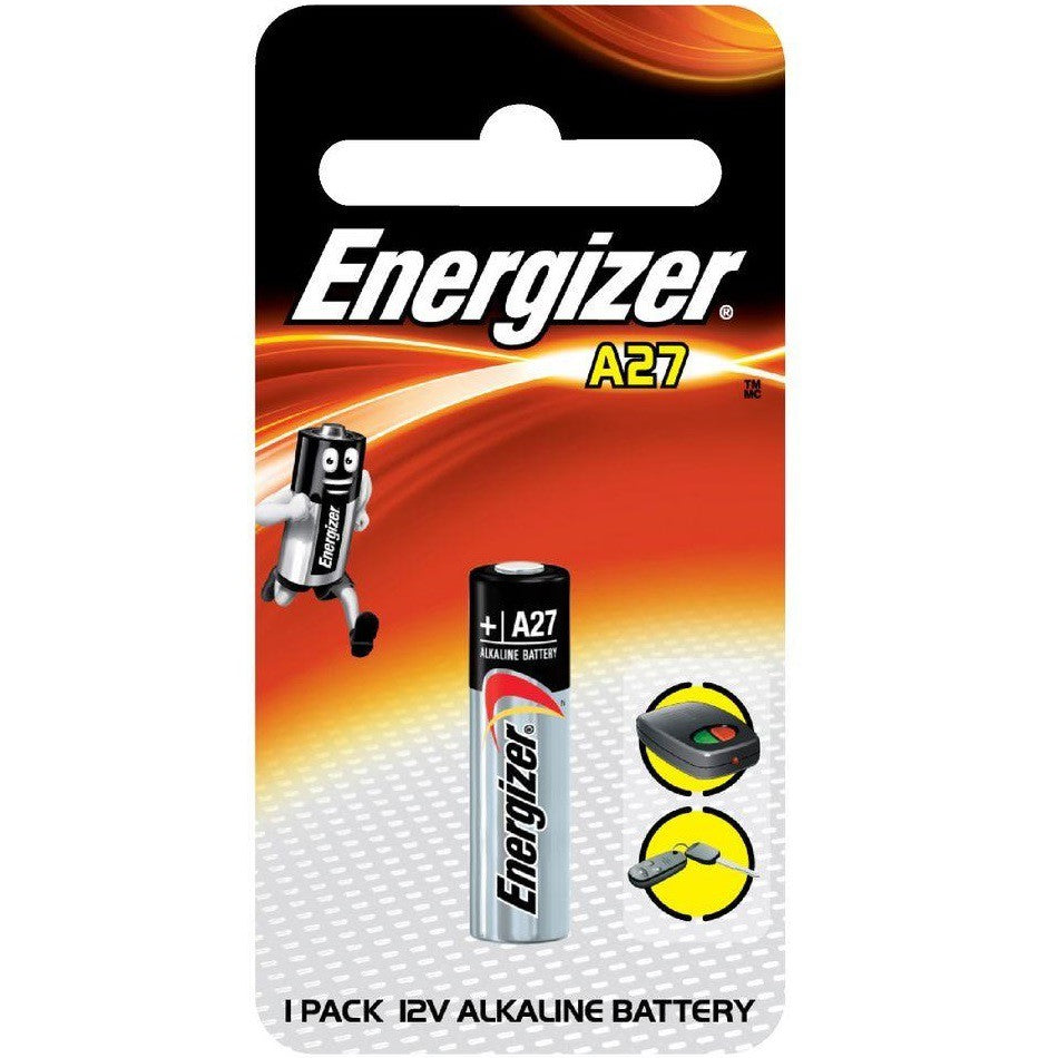 Energizer A27 12V Alkaline Battery Energizer 27A Batteries Keyless Entry Car Remote Garage Door