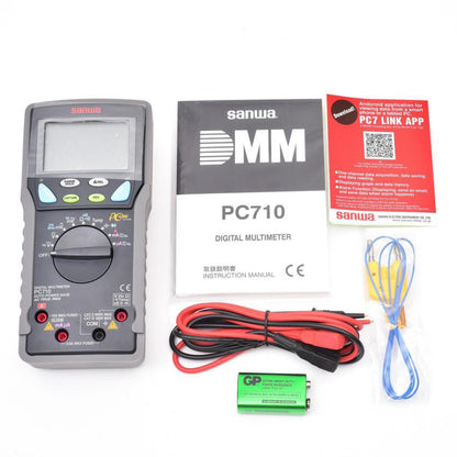 Sanwa PC710 Digital Multimeters High accuracy High resolution PC Link True RMS Dual Display