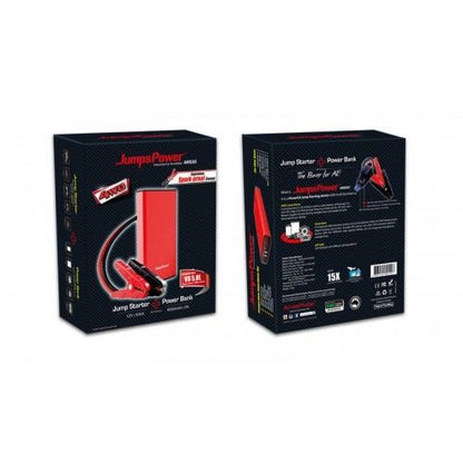 Jump Starter 12 Volts 500A Jump Start Power Bank 8000 mAh 3A JumpsPower AMG8S ArnosMaster