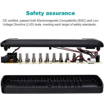 EBL 999 LN-6426UR 12 Slot Rechargeable Battery Charger AA AAA 9V 12 Bay 12 Port Smart Charger