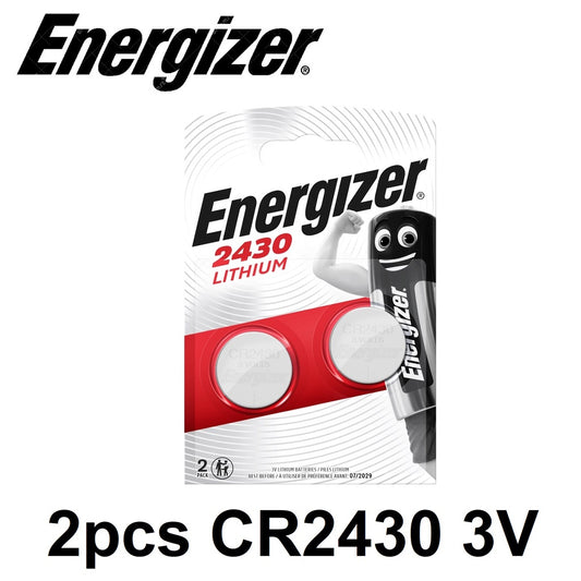 Energizer 2430 CR2430 (2pcs) 3V Lithium Button Cell Battery in Blister Pack DL2430 DL-2430 CR-2430