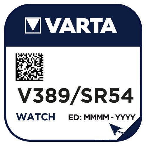 Varta V389 SR54 (1pc) 1.55v Silver Oxide Button Cell Battery Varta V10GS SR1130SW