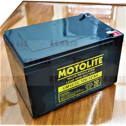 Ebike Battery 48V 12Ah Compatible with 48V 16Ah 4 pcs of 12v 12Ah Motolite brand OM12-12