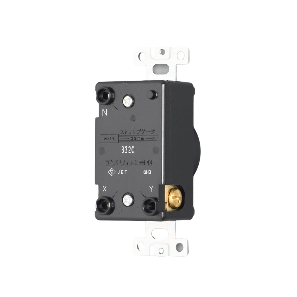 American Denki 3320 Locking Outlet 30A 250V 3 Pole 3 Wire Receptacle