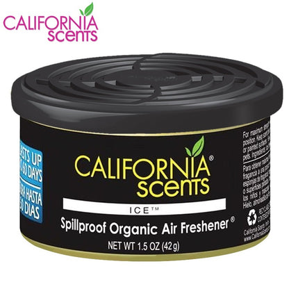 California Scents Organic Canister Air Freshener Car Fragrance Scent Spill Proof Can Air Purifier