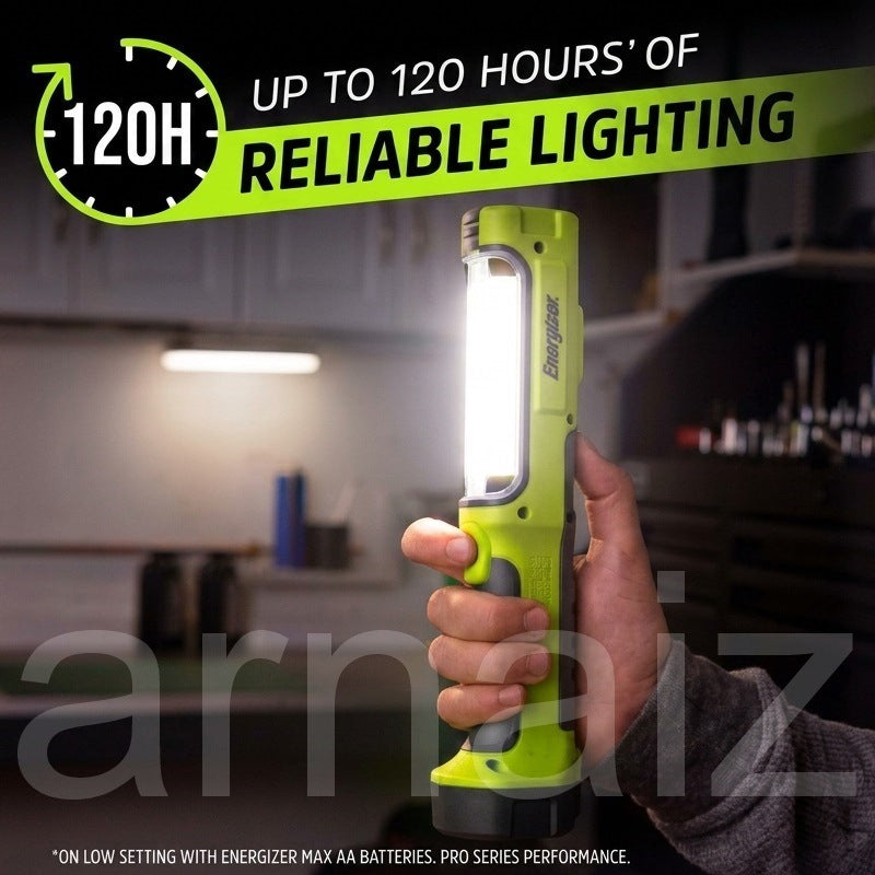 Energizer YPWL41 Pro Series Hybrid Work Light USB Rechargeable Professional Utility LED Flash Light